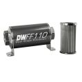 DeatschWerks In-Line Fuel Filter Kit -10AN Female 10 Micron 110mm-1