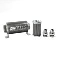DeatschWerks In-Line Fuel Filter Kit -8AN 40 Micron 110mm-1