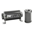 DeatschWerks In-Line Fuel Filter Kit -10AN Female 40 Micron 110mm-1