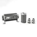 DeatschWerks In-Line Fuel Filter Kit -8AN 100 Micron 110mm-1