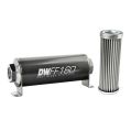 DeatschWerks In-Line Fuel Filter Kit -10AN Female 5 Micron 160mm-1