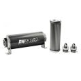 DeatschWerks In-Line Fuel Filter Kit -6AN 10 Micron 160mm-1