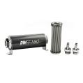 DeatschWerks In-Line Fuel Filter Kit 3/8IN 40 Micron 160mm-1