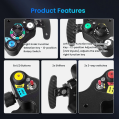 SIMSONN kožený volant s karbonovou nábou pro simracingový simulátor Simracing Simulator-3