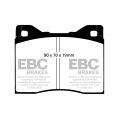 DP125/2 Brake Pads ULTIMAX2 EBC Brakes for BMW 5 Series E12 518 5 Series E12 520 5 Series E12 525 5 Series E12 528 7 Series E23 728-2