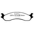 DP61266 Brake Pads GREENSTUFF EBC Brakes for Dodge B250, B2500 Cargo 2500 Van 3/4 ton B350, B3500 Cargo 3500 Van 1 ton Ram Van B2500 Ram Van B3500 Ford Econoline E250 Econoline E350 Econoline E450 F250 inc Super Duty F350 inc Super Duty-2