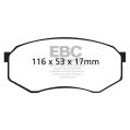 DP61317 Brake Pads GREENSTUFF EBC Brakes for Toyota Pick-Up Pick-Up Extra Cab Pick-Up Long Bed Tacoma-2