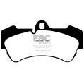 DP41521R Brake Pads YELLOWSTUFF EBC Brakes for Porsche Cayenne 9PA Volkswagen Touareg 1st Gen WIESMANN MF5 Porsche Volkswagen Touareg Cayenne 9PA S Cayenne-2