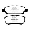 DP1563 Brake Pads ULTIMAX2 EBC Brakes for Chrysler USA Sebring Dodge USA Caliber Jeep Compass MK Patriot Mitsubishi Lancer Lancer Sport Outlander-2