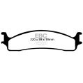 DP61650 Brake Pads GREENSTUFF EBC Brakes for Dodge USA Dodge Ram 1500 Mega Cab Ram 2500 Pick-up Ram 3500 Pick-up Ram PickUp 2500 Ram PickUp 3500-2