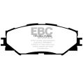 DP1791 Brake Pads ULTIMAX2 EBC Brakes for Subaru Trezia Toyota Auris NRE150 Auris ZZE150 Auris ZRE151 Auris ZRE152 Auris ZRE154 Auris NDE150 Corolla Urban Cruiser Verso S Yaris XP130 NHP130-2