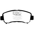 DP41954R Brake Pads YELLOWSTUFF EBC Brakes for Nissan Juke 1st Gen Nismo RS Qashqai J10 Qashqai +2 Suzuki Kizashi Nissan Juke Maxima Rogue Sentra Suzuki Kizashi XTrail Sentra SE-R Sentra SE-R Spec V-2