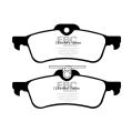 DP1973 Brake Pads ULTIMAX2 EBC Brakes for Toyota Yaris XP90 KSP90 VNK Yaris XP90 SCP90 Yaris XP90 NSP90 Yaris XP90 ZSP90 VNK Yaris XP90 NLP90 Yaris XP130 NSP130 VNK Yaris XP130 NHP130 Yaris XP130 NLP130 Yaris XP130 1.0 KSP130-2