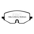 DP22439 Brake Pads GREENSTUFF EBC Brakes for Audi A3 8Y Ford Tourneo Connect Seat Leon KL Skoda Octavia NXMk4 Volkswagen Caddy Caddy California Caddy California 4Motion Golf Mk8-5