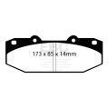 DP4076R Brake Pads YELLOWSTUFF EBC Brakes-5