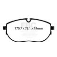 DP42434R Brake Pads YELLOWSTUFF EBC Brakes for Volkswagen California T6.1 Caravelle T6.1 Volkswagen COMMERCIAL Transporter Kombi/Camper T6.1-5