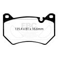 DP42436R Brake Pads YELLOWSTUFF EBC Brakes for Audi Q5 FY Q5 quattro FY Volkswagen Touareg 3rd Gen Audi Q5 FY-5