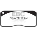 DP82070.16SR21 Racing Brake Pads Sintered SR21™ EBC Brakes for AC MK VI Audi RS3 8P TTRS quattro 8J TTRS quattro Plus 8J Audi TT RS quattro-5