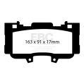 DP83042RPX Racing Brake Pads RP-X Racing EBC Brakes for Ford Mustang 6th Generation-6