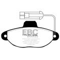 DP2945 Brake Pads GREENSTUFF EBC Brakes for Fiat Panda Punto Zastava 1-2