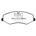 DPX2060 Brake Pads ULTIMAX2 EBC Brakes for Land Rover Discovery 4 Range Rover L322 Range Rover Sport L320-2