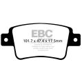 DPX2101 Brake Pads ULTIMAX2 EBC Brakes for Abarth Punto Evo Fiat Punto Punto Evo Punto Evo Abarth-2