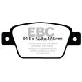 DPX2107 Brake Pads ULTIMAX2 EBC Brakes for Alfa Romeo Chrysler UK Delta Fiat Bravo Lancia Delta MiTo-2