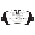 DPX2161 Brake Pads ULTIMAX2 EBC Brakes for Land Rover Defender 90 L663 Defender 110/130 Defender 110 L663 Discovery 5 Range Rover L405 Range Rover Sport L494 Defender 130 L663-2