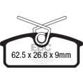 DPX2183 Brake Pads ULTIMAX2 EBC Brakes for Renault Twizy 45 Twizy 80-2