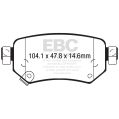 DPX2287 Brake Pads ULTIMAX2 EBC Brakes for Mazda 6 GJ 6 GL-2