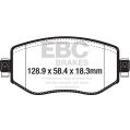 DPX2309 Brake Pads ULTIMAX2 EBC Brakes for Renault Megane Hatch Mk4 Megane Saloon Mk4 Megane Grand Coupe Mk4 Megane Estate Mk4 Grand Tour-2