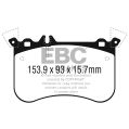 DP42311R Brake Pads YELLOWSTUFF EBC Brakes for Mercedes-Benz CLA Shooting Brake X117 CLA45 AMG Mercedes-Benz CLA45 AMG C117 GLA45 AMG X156 AClass W176 A45 AMG CLAClass C117 CLA45 AMG GLAClass X156 GLA45 AMG-2