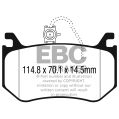 DP42326R Brake Pads YELLOWSTUFF EBC Brakes for Alfa Romeo Giulia 952 Stelvio Alfa Romeo Giulia Stelvio Giulia 952 GTA Stelvio Q4-2