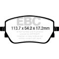 DP62391 Brake Pads GREENSTUFF EBC Brakes for Mercedes-Benz Mercedes-Benz GLB250 GLBClass X247 GLB180 GLBClass X247 GLB200 GLBClass X247 GLB200 4Matic GLBClass X247 GLB220 4Matic GLBClass X247 GLB250 4Matic GLA250 H247-2