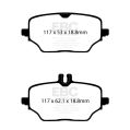 DPX2426 Brake Pads ULTIMAX2 EBC Brakes for Mercedes-Benz GLEClass W167 GLE300d 4Matic GLEClass W167 GLE350d 4Matic GLEClass Coupe C167 GLE350d GLEClass Coupe C167 GLE400d-5