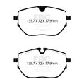 DPX2433 Brake Pads ULTIMAX2 EBC Brakes for Volkswagen California T6.1 Caravelle T6.1 Volkswagen COMMERCIAL Transporter Kombi/Camper T6.1-5