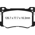 DP43048R Brake Pads YELLOWSTUFF EBC Brakes for Hyundai Genesis DH Genesis Coupe GENESIS G80 Hyundai Genesis KIA K90-2