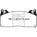 DP43055R Brake Pads YELLOWSTUFF EBC Brakes for Ford Ford Mustang 6th Generation Shelby GT350 Mustang 6th Gen Shelby GT350-2