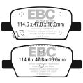 DP63064 Brake Pads GREENSTUFF EBC Brakes for Cadillac XT5 Chevrolet Blazer Traverse GMC Acadia 2nd Gen Holden Australia and New Zealand Acadia-2