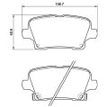 DPX3125 Brake Pads ULTIMAX2 EBC Brakes for Opel Insignia Country Tourer Insignia Grand Sport Insignia Sport Tourer VAUXHALL Insignia Country Tourer Insignia Grand Sport Insignia Sport Tourer-5