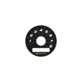 Ecumaster Rotary Switch 8pos Gauge Faces Black B01-2