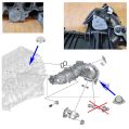 Sada pro odstranění EGR ventilu a chladiče EGR pro BMW s motory 2.0 N47 a N47S Diesel-4