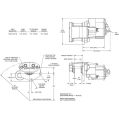 Brzdový třmen Wilwood 120-16341 Electric Parking Brake levý červený 1 pístek-2