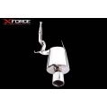 Układ wydechowy XForce Mitsubishi Lancer 2001-2007 EVO 7 8 9 stal nierdzewna-1