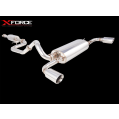Układ wydechowy XForce Mazda 3 2010-2013 SP25 Hatch stal nierdzewna-1