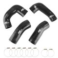 Silikon hadice intercooleru Kit FMIC.EU for Porsche 911 997 Turbo 3.6L - Černý-1