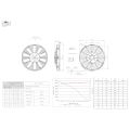 Ventilátor FMIC.Pro 10“ SUPER SLIM 130W tlačný -8