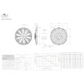 Ventilátor FMIC.Pro 14“ RACING 180W tlačný-8