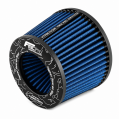 Kuželový vzduchový filtr FMIC.Pro délka 100mm montážní průměr 102mm Modrý-2