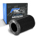 Vzduchový kuželový filtr FMIC.Pro délka 200mm montážní průměr 76mm černý-1